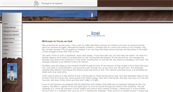 Desktop Screenshot of focusongod.com